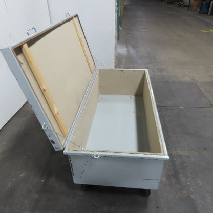 54" x 24" x 16" Industrial Job Tool Storage Box On Casters