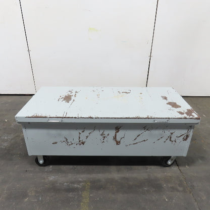 54" x 24" x 16" Industrial Job Tool Storage Box On Casters