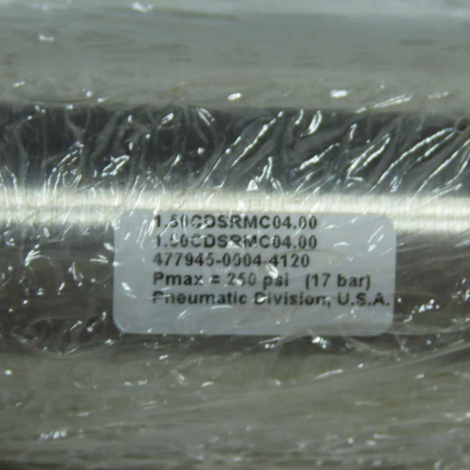 Parker 1.50CDSRMC04.00 Double Acting Round Air Cylinder 1.5" Bore 4" Stroke NEW