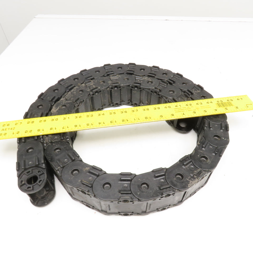 EKD Gelenkrohr 45mm x 35mm Flexible Feed Thru Wire Cable Carrier Drag Chain 70"