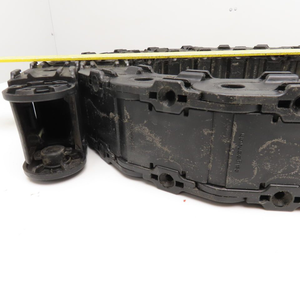 EKD Gelenkrohr 45mm x 35mm Flexible Feed Thru Wire Cable Carrier Drag Chain 70"