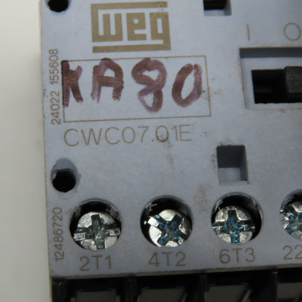 Weg CWC07.01E Contactor 600V 5Hp 24VDC Coil