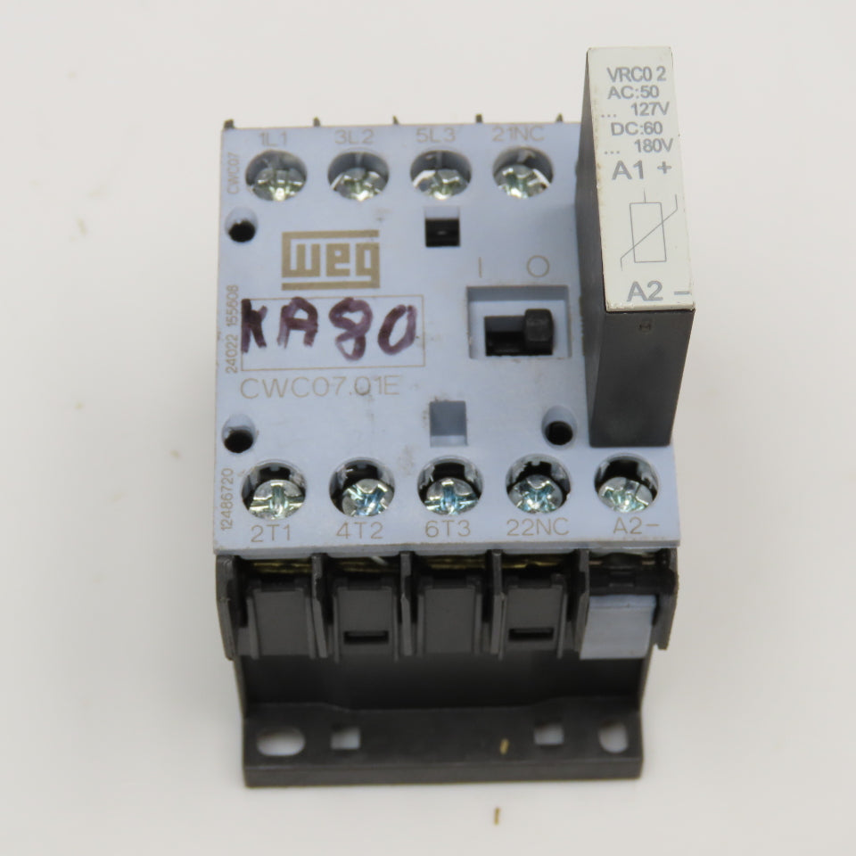 Weg CWC07.01E Contactor 600V 5Hp 24VDC Coil