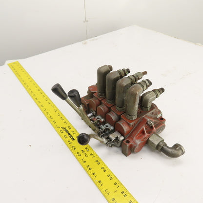 Kontak 3 Position 4 Spool Spring Return Manual Hydraulic Directional Valve