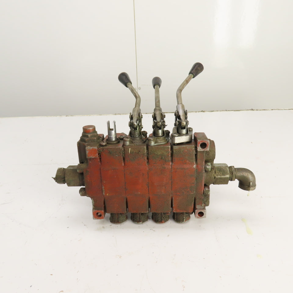 Kontak 3 Position 4 Spool Spring Return Manual Hydraulic Directional Valve