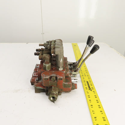 Kontak 3 Position 4 Spool Spring Return Manual Hydraulic Directional Valve
