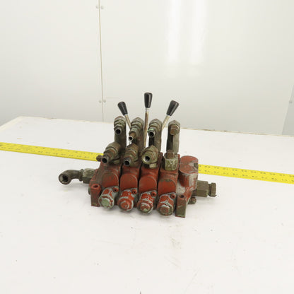 Kontak 3 Position 4 Spool Spring Return Manual Hydraulic Directional Valve