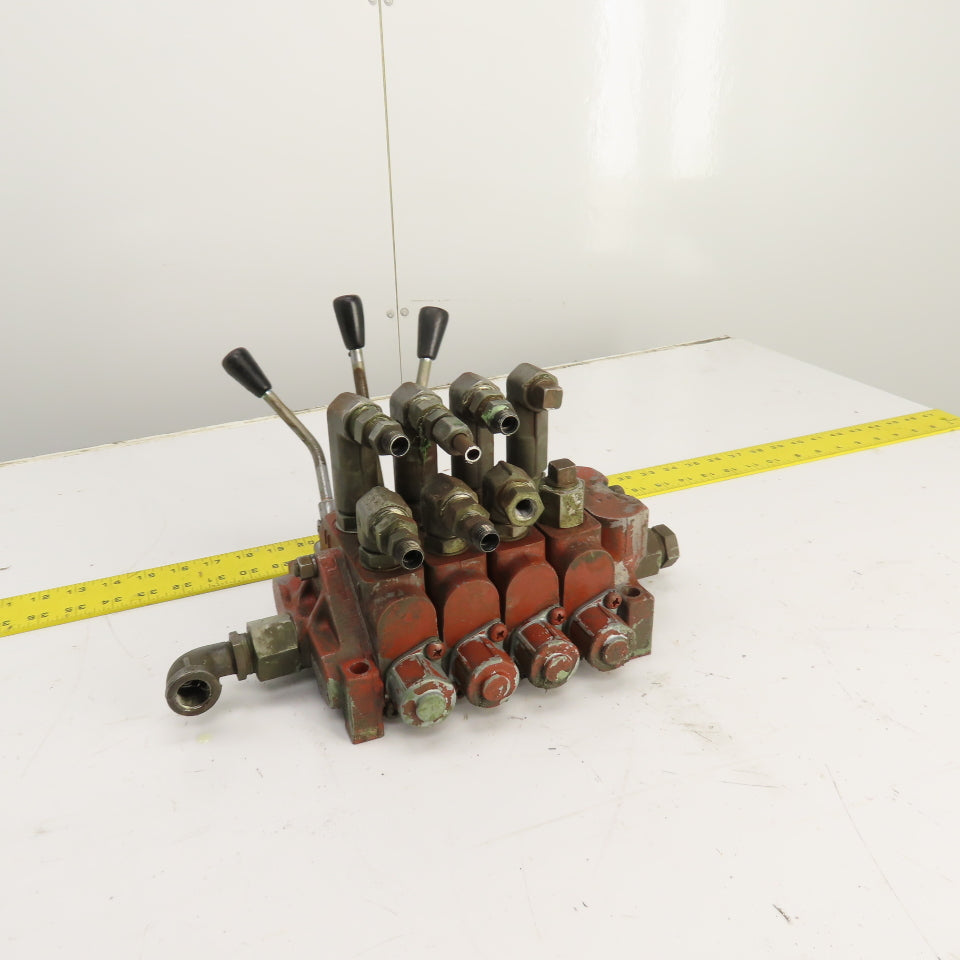 Kontak 3 Position 4 Spool Spring Return Manual Hydraulic Directional Valve