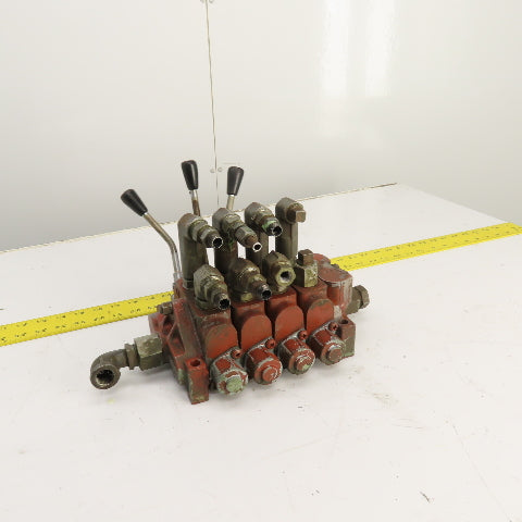 Kontak 3 Position 4 Spool Spring Return Manual Hydraulic Directional Valve