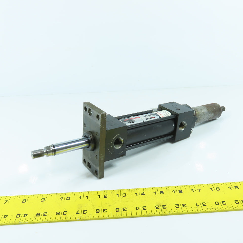 Ortman 7L DB Double Acting/Ended Hydraulic Cylinder 1.5" Bore 3" Stroke