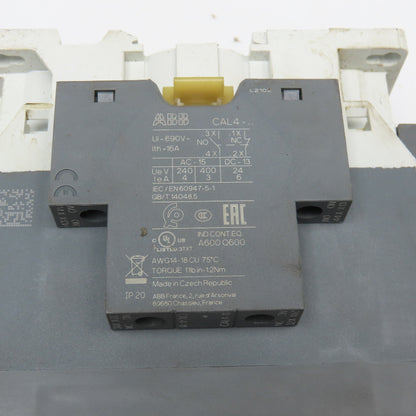 ABB AF40-30-11-14 690V AC Max 22kW Non Reversing Contactor