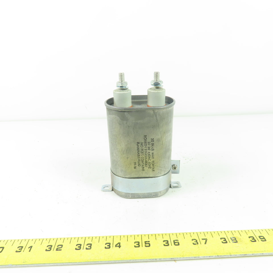 Ronken 91C15206K80 Capacitor 440VAC 20MF