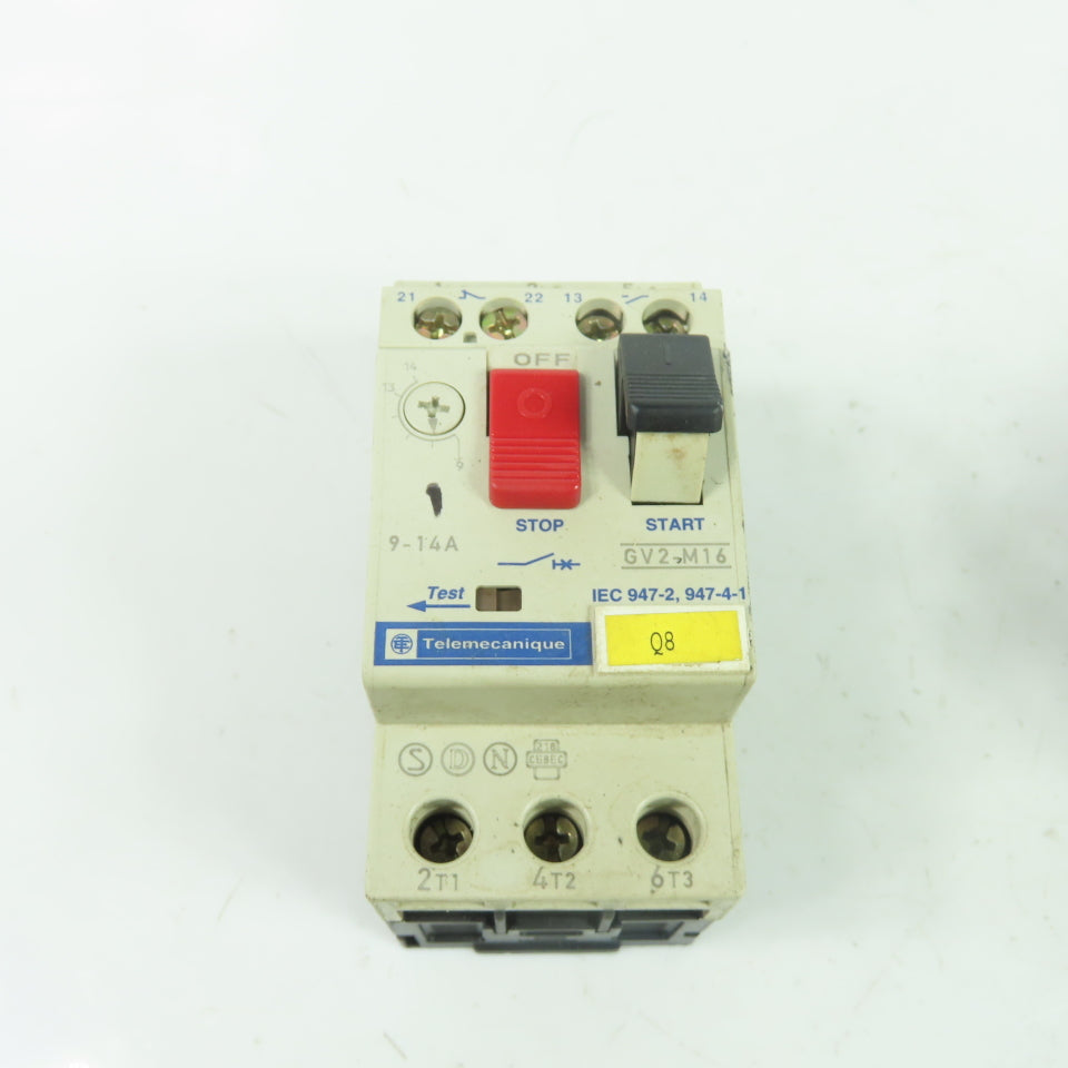 Telemecanique GV2-M16 Manual Motor Starter Protector 9-14A 690V Lot Of 2