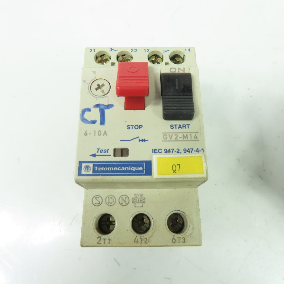 Telemecanique GV2-M14 Manual Motor Starter Protector 6-10A 690V Lot Of 2