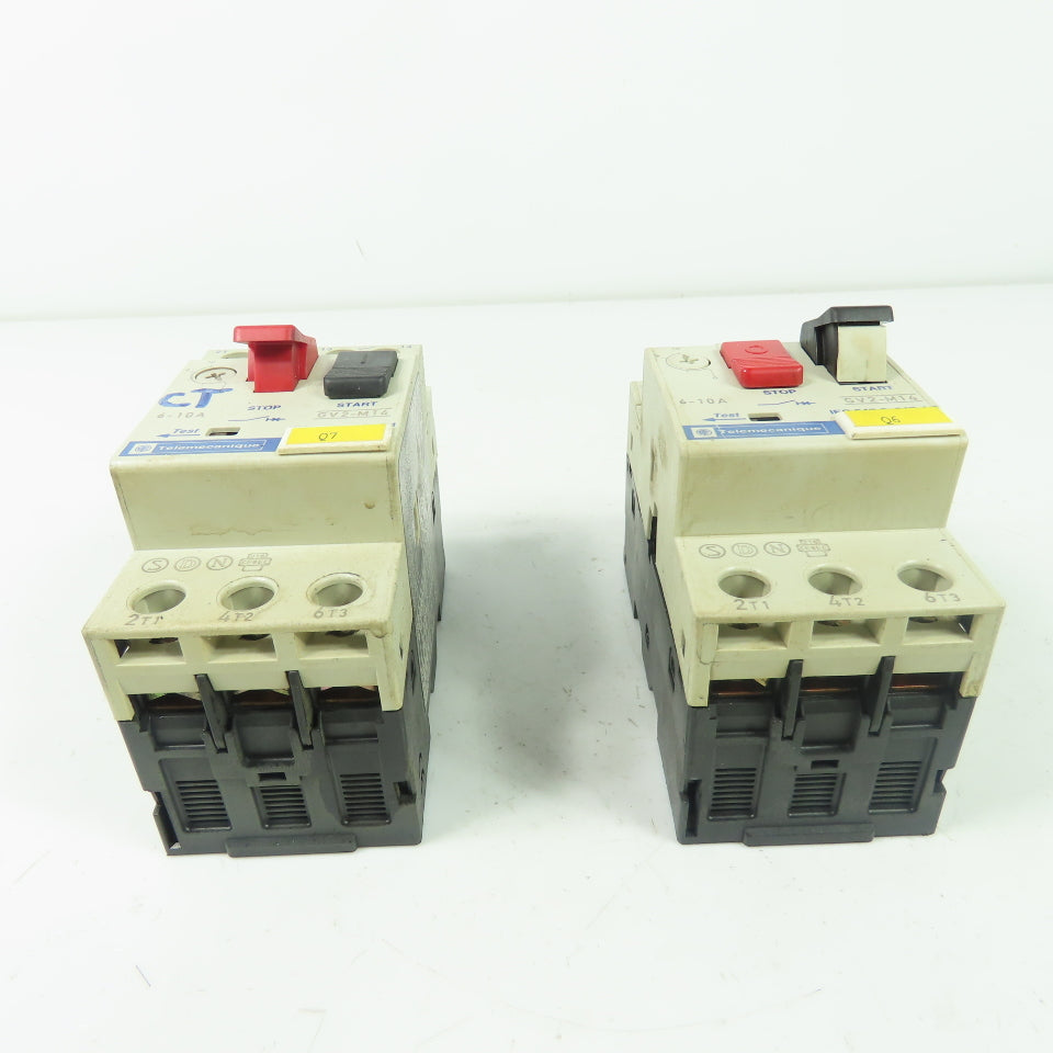 Telemecanique GV2-M14 Manual Motor Starter Protector 6-10A 690V Lot Of 2