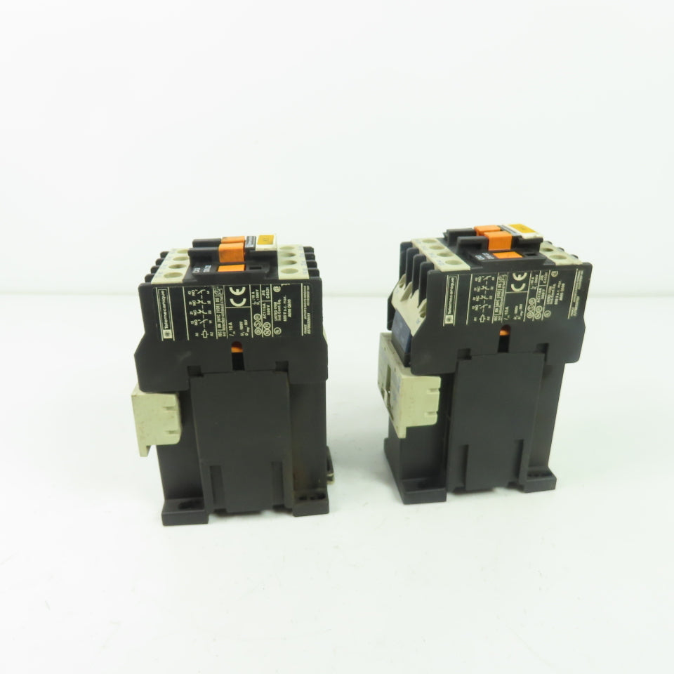 Telemecanique CA3 DN22 10A 600VAC IEC Contactor 24VDC Coil Lot Of 2