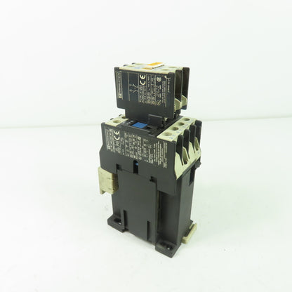 Telemecanique LP1 D1210 25A 600VAC Contactor 24VDC Coil W/ LAD11