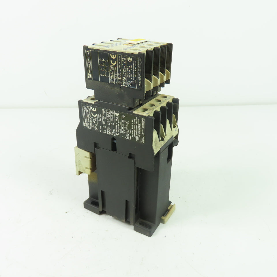 Telemecanique LP1 D1201 25A 600VAC Contactor 24VDC Coil W/ LA1 DN04