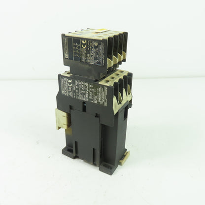 Telemecanique LP1 D1201 25A 600VAC Contactor 24VDC Coil W/ LA1 DN04