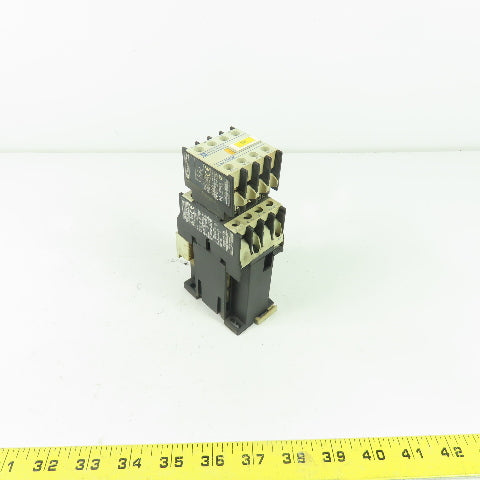 Telemecanique LP1 D1201 25A 600VAC Contactor 24VDC Coil W/ LA1 DN04