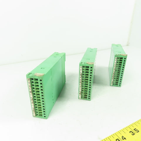 Phoenix Contact 35.75 25 Terminal Block Lot Of 3