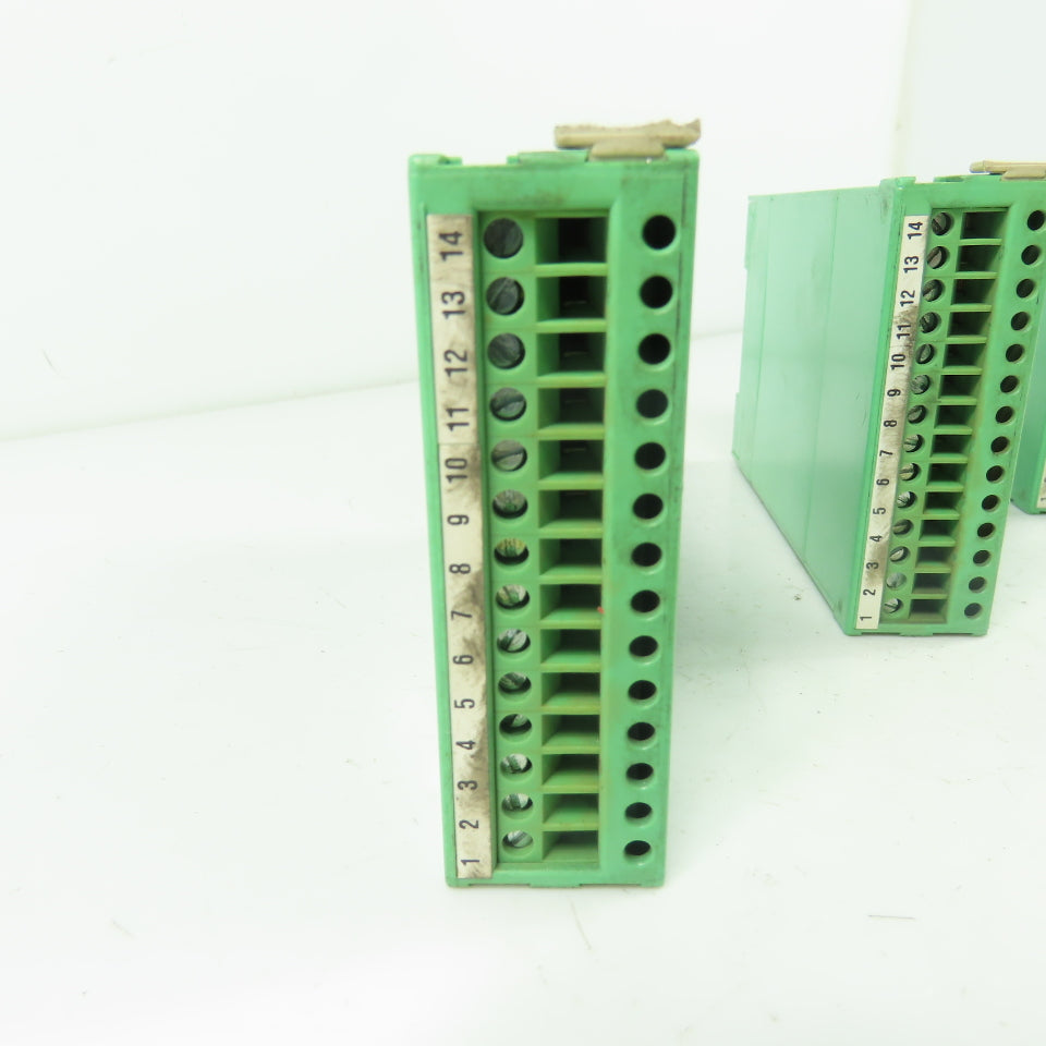 Phoenix Contact 35.75 25 Terminal Block Lot Of 3