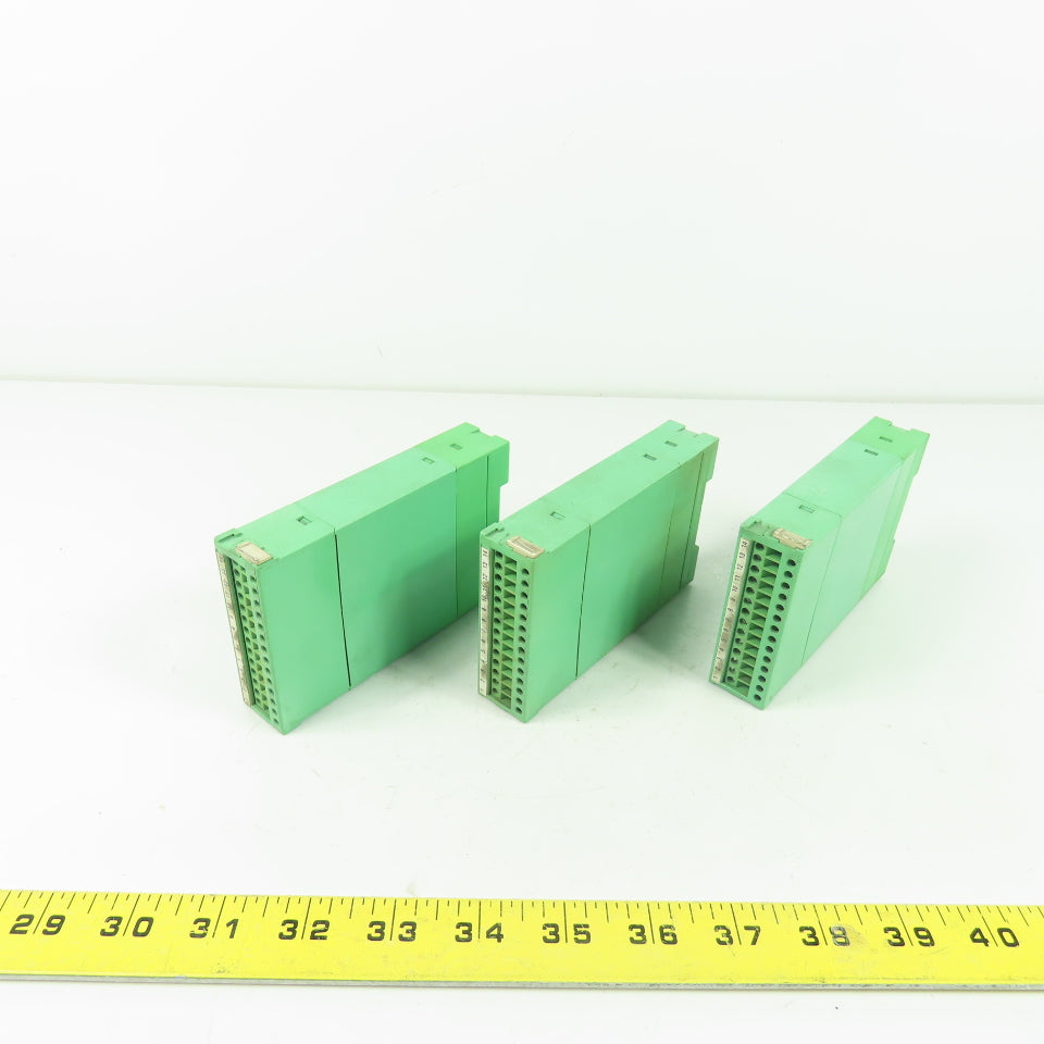 Phoenix Contact 35.75 25 Terminal Block Lot Of 3