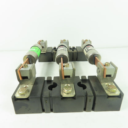 Allen Bradley 40023-418-01 Fuse Block W/ (3) FRS-R-80 Fuses
