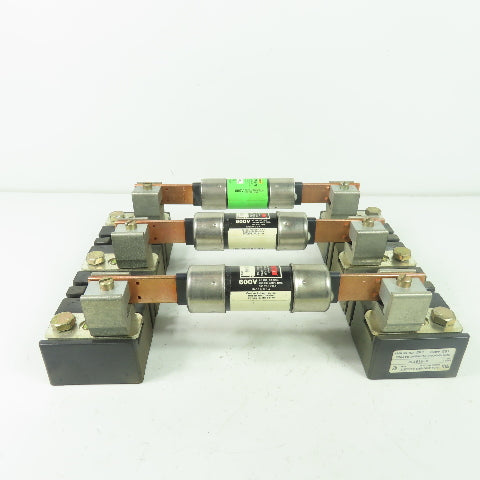 Allen Bradley 40023-418-01 Fuse Block W/ (3) FRS-R-80 Fuses