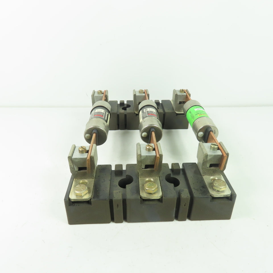 Allen Bradley 40023-418-01 Fuse Block W/ (3) FRS-R-80 Fuses