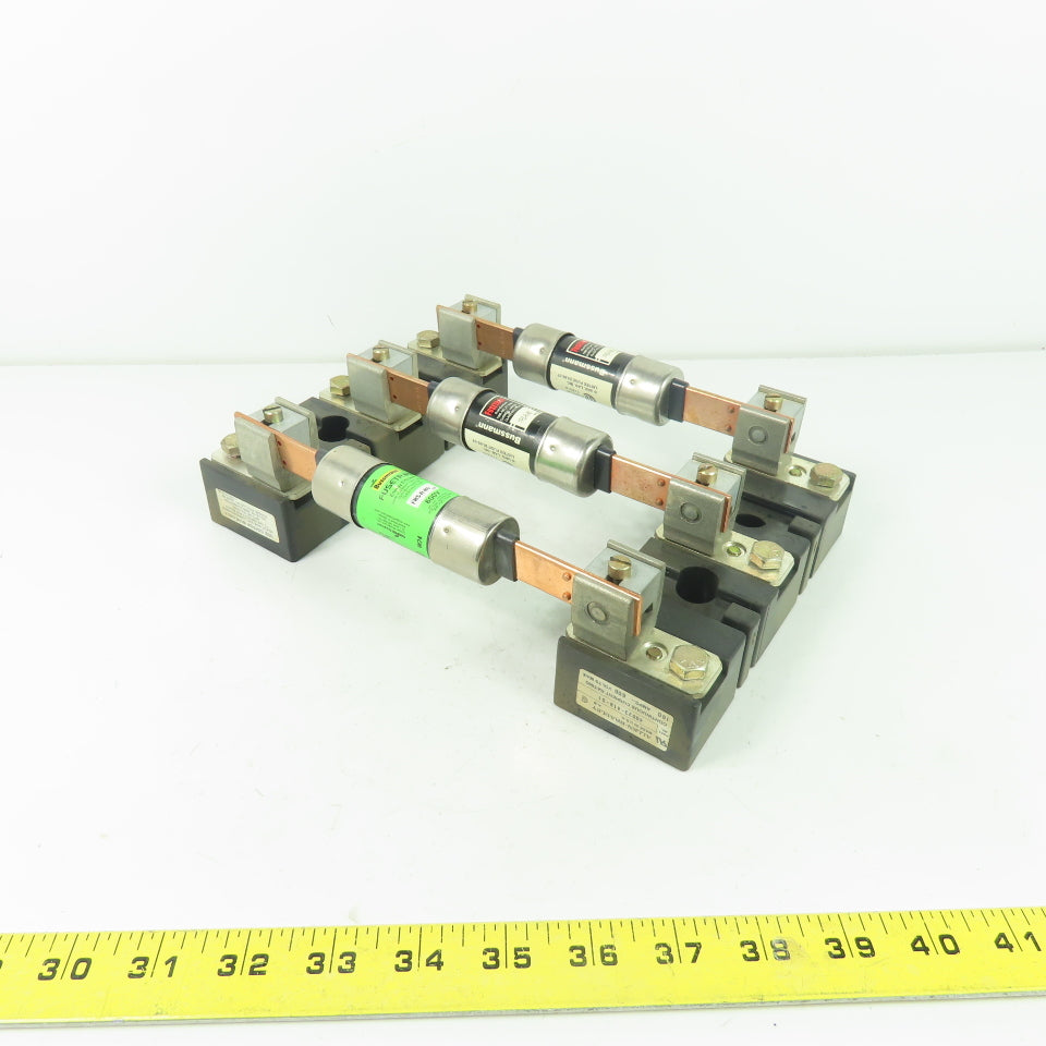 Allen Bradley 40023-418-01 Fuse Block W/ (3) FRS-R-80 Fuses
