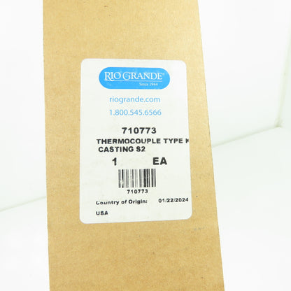 Rio Grande 710773 Type-K Replacement Graining Thermocouple For Neutec Machines
