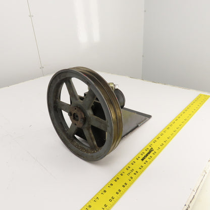 Char-Lynn 101 100 009 Bi-Directional Hydraulic Motor 1" Shaft 969RPM W/ Pulley