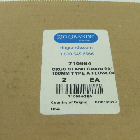 Rio Grande 710984 Type A Ceramic Fiber Crucible Graining/Alloying Stand Lot Of 2