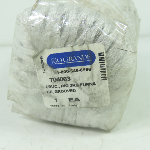 Rio Grande 704063 Rio Graphite Crucible Grooved For Rio 3KG