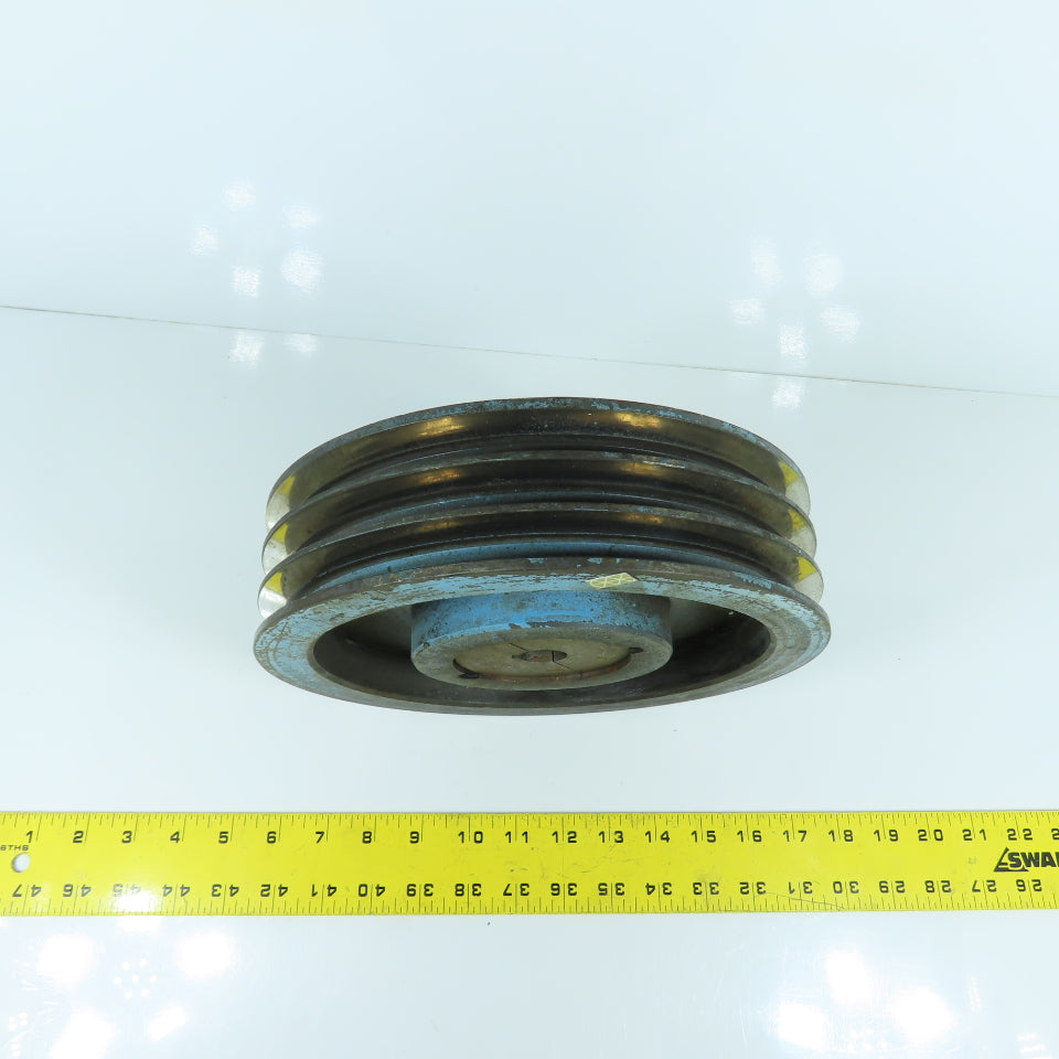 A90B94 Dual Duty 3-Groove V-Belt Pulley 9-3/4" OD (8V Section) Taper-Lock 7/8"