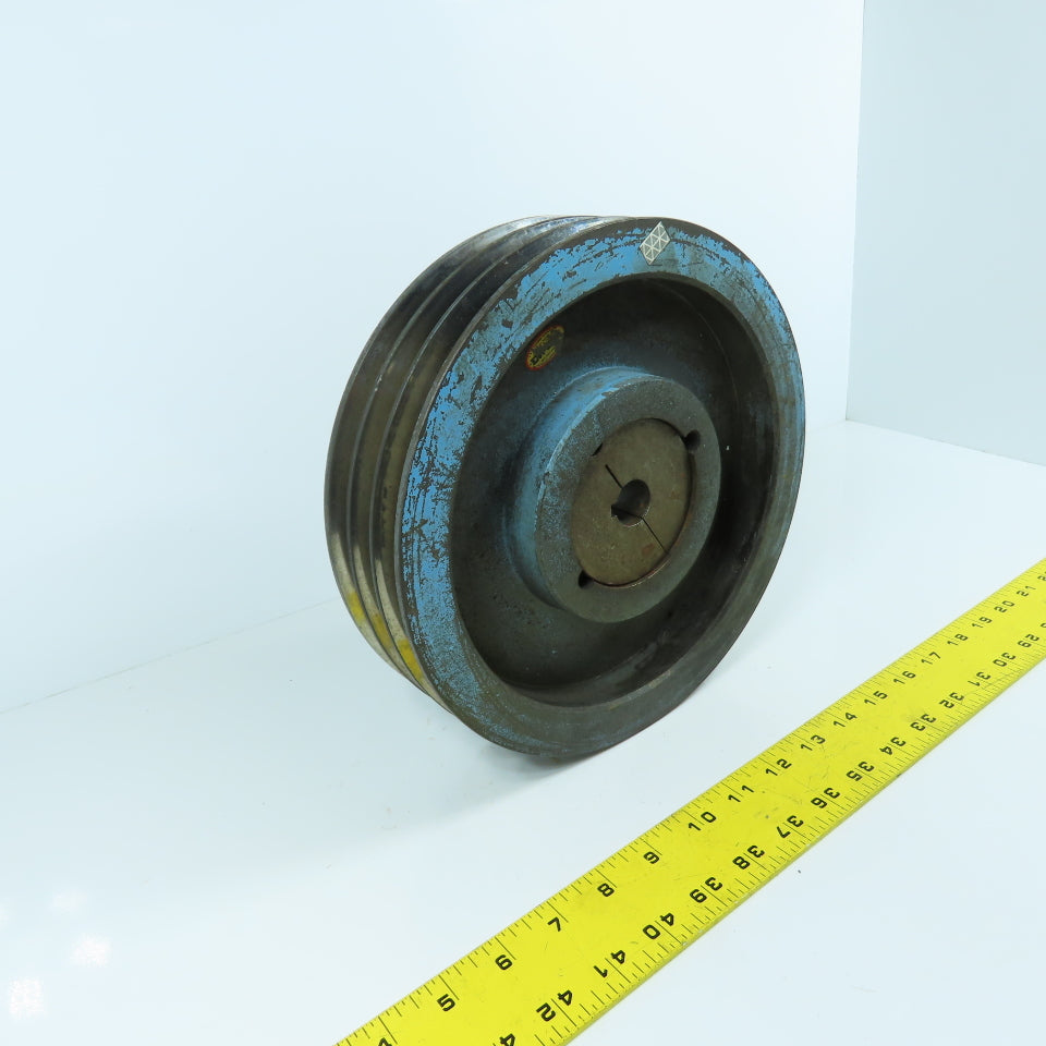 A90B94 Dual Duty 3-Groove V-Belt Pulley 9-3/4" OD (8V Section) Taper-Lock 7/8"