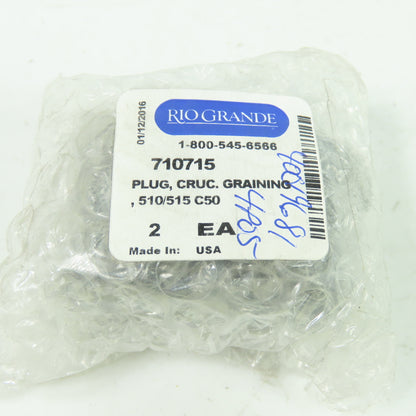 Rio Grande 710715 C-50 Graphite Crucible Plug for Neutec Pack Of 2