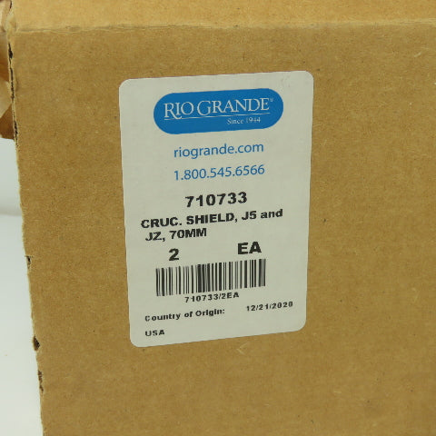 Rio Grande 710733 Ceramic Crucible Shield for J-5, J-zP and J-zF Lot Of 2