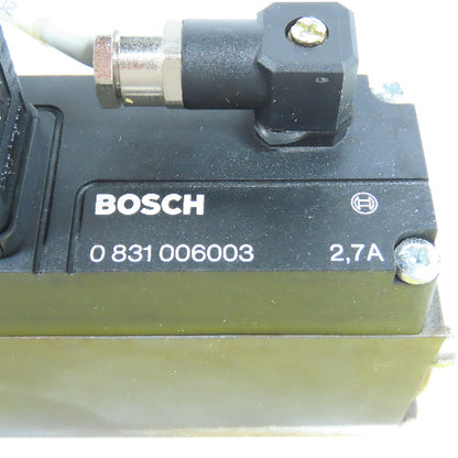 Bosch 0831006003 Hydraulic Proportional Valve W/ 0811404039