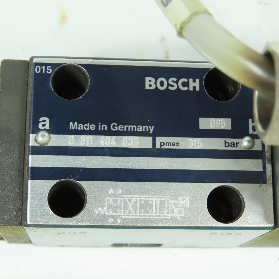 Bosch 0831006003 Hydraulic Proportional Valve W/ 0811404039