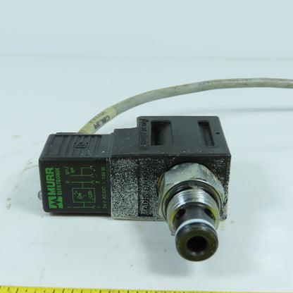 Eaton 02-184687 24VDC Screw-In Hydraulic Cartridge Valve Murr Solenoid