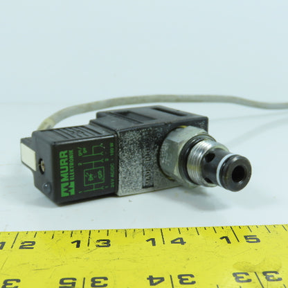 Eaton 02-184687 24VDC Screw-In Hydraulic Cartridge Valve Murr Solenoid