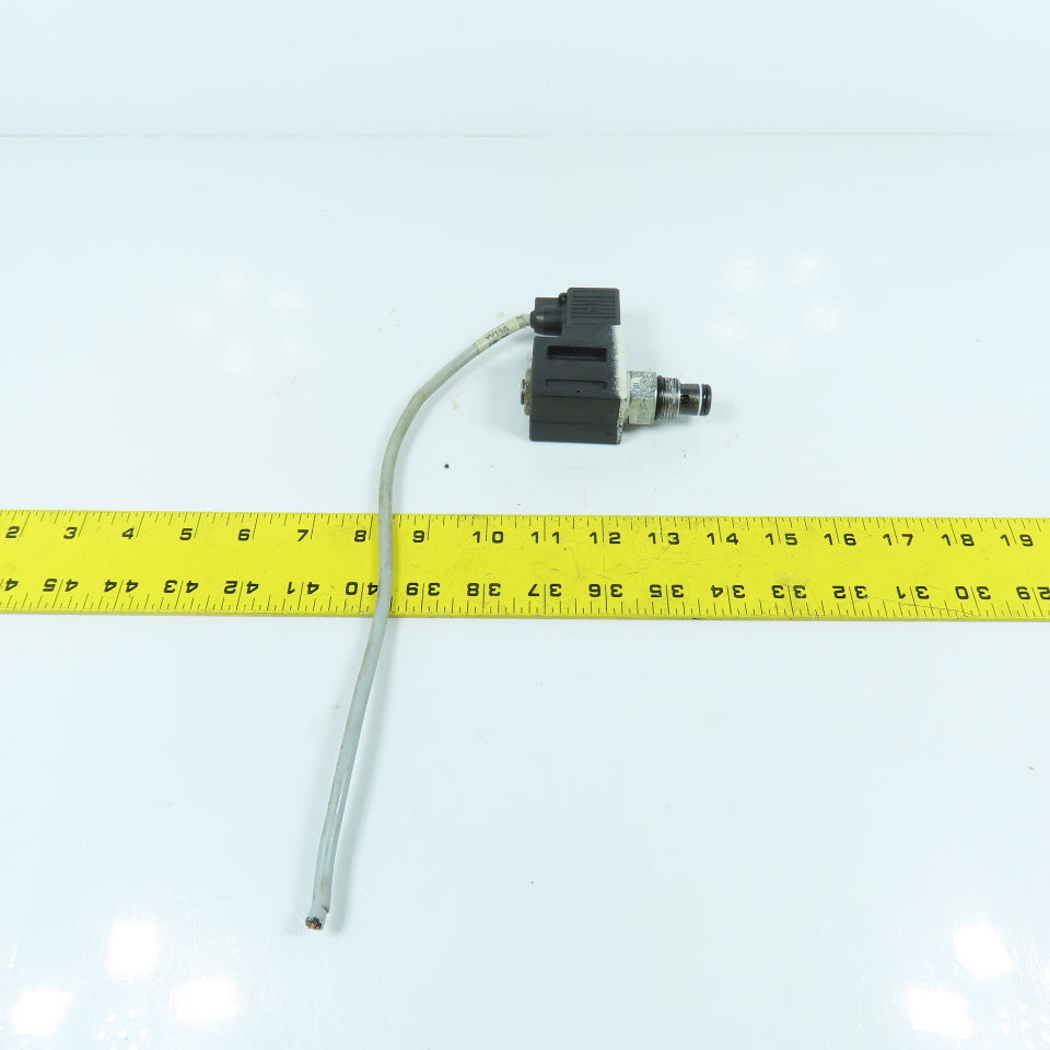 Eaton 02-184687 24VDC Screw-In Hydraulic Cartridge Valve Murr Solenoid