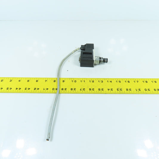 Eaton 02-184687 24VDC Screw-In Hydraulic Cartridge Valve Murr Solenoid