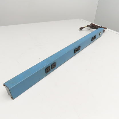 IAC 120V 15A Circuit Breaker Protected Electrical Channel Power Strip 6 Outlet
