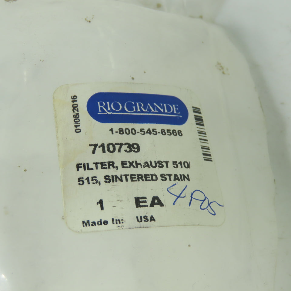 Rio Grande 710739 Replacement Sintered Steel Filter for Neutec 510/515