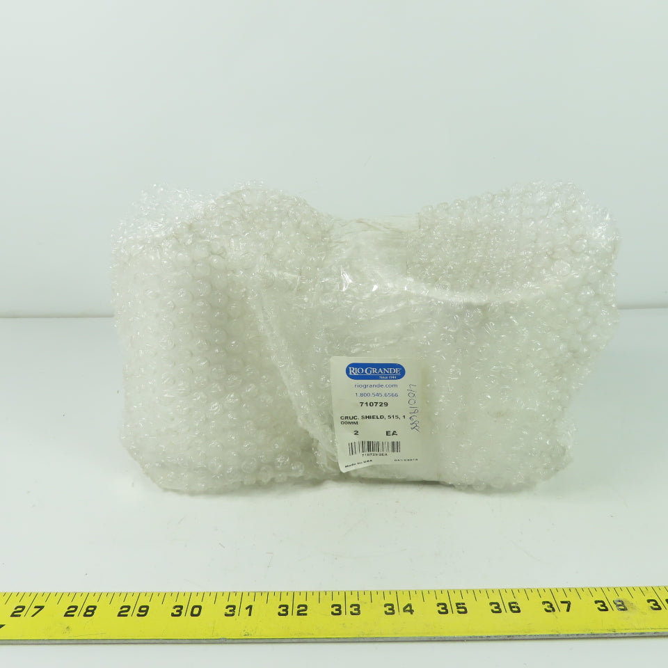 Rio Grande 710729 Ceramic Crucible Shield For Neutec 515/615 100mm Dia. Lot Of 2