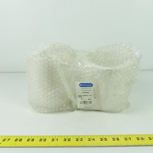 Rio Grande 710729 Ceramic Crucible Shield For Neutec 515/615 100mm Dia. Lot Of 2