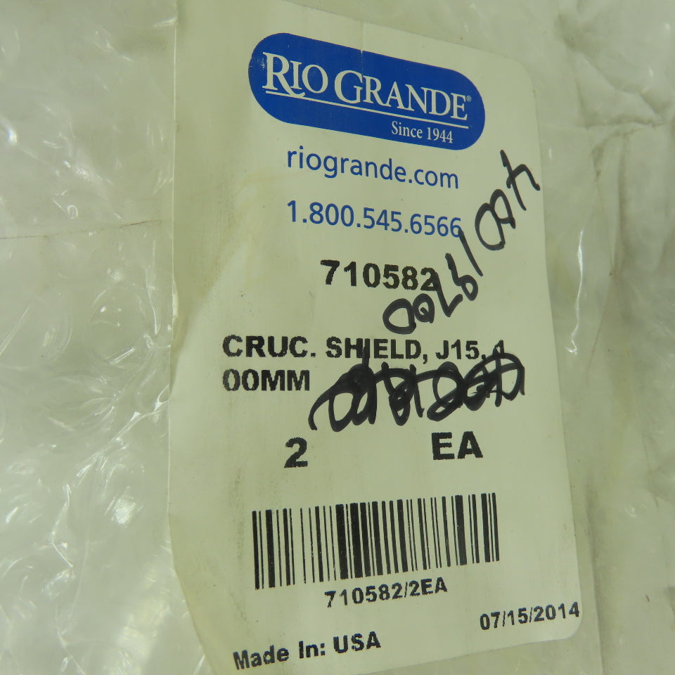 Rio Grande 710582 Ceramic Crucible Shield for J-15 100mm Dia. Lot Of 2